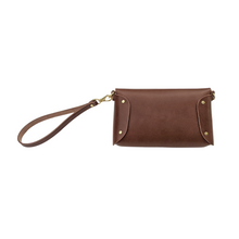 Load image into Gallery viewer, Classic Chloe Clutch • Chocolate Brown
